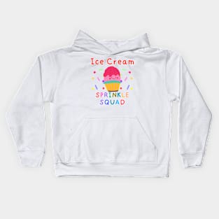 Ice Cream Sprinkle Squad Kids Hoodie